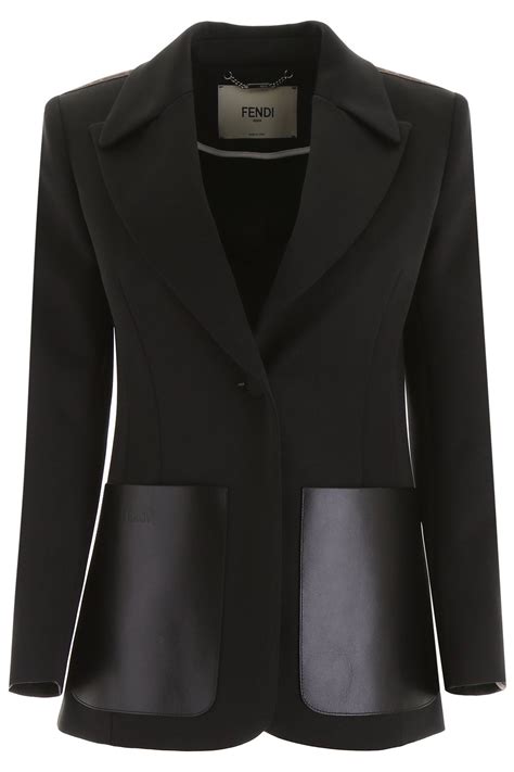 fendi striped blouse|women's Fendi blazer.